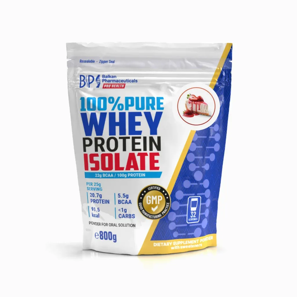 WHEY ISOLATE 100% PURE Proteine Strawberry & Cheescake