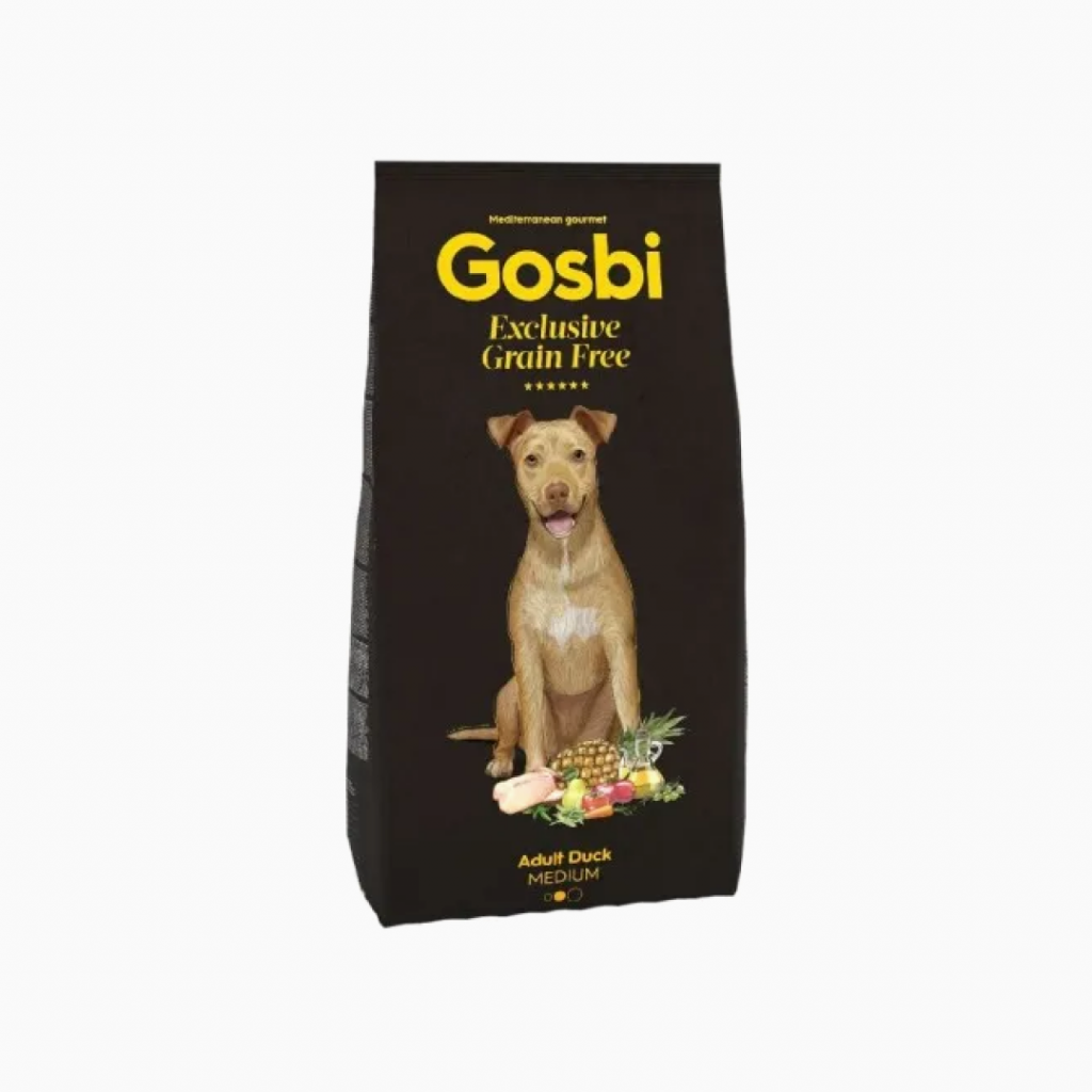 Gosbi Exclusive Grain Free Adult Duck Medium 3 kg