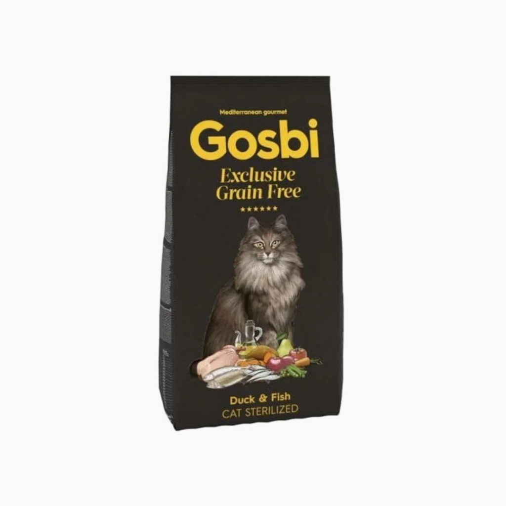 Gosbi Exclusive Grain Free Duck Fish Cat Sterilized 400 gr