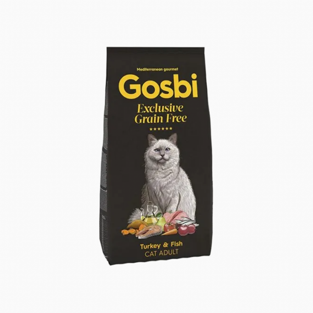 Gosbi Exclusive Grain Free Turkey Fish Cat Adult 2 kg