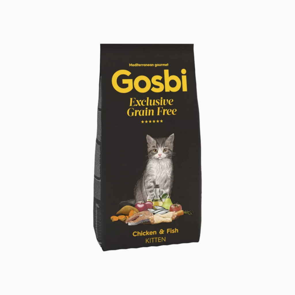 Gosbi Exclusive Grain Free Chicken Fish Kitten 2 kg