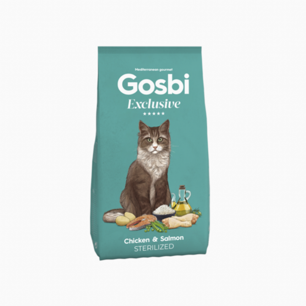 Gosbi Exclusive Cat Chicken Salmon Sterilized 400 gr