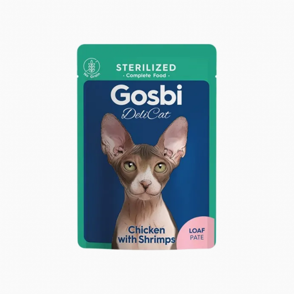 Gosbi Delicat Sterilized Chicken With Shrimps Loaf 70 gr 