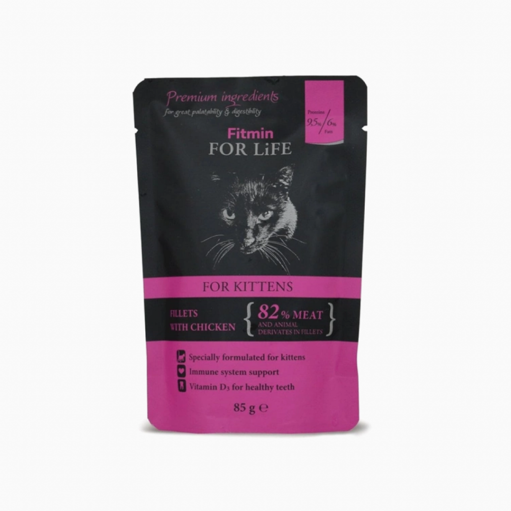 Fitmin For Life Cat Pouch Kitten Chicken 85 gr