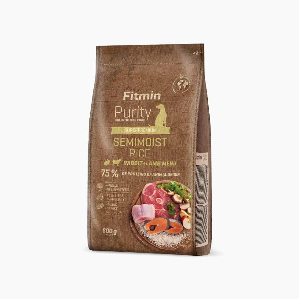 Fitmin Dog Purity Rise Semimoist Rabbit & Lamb 0.8 kg