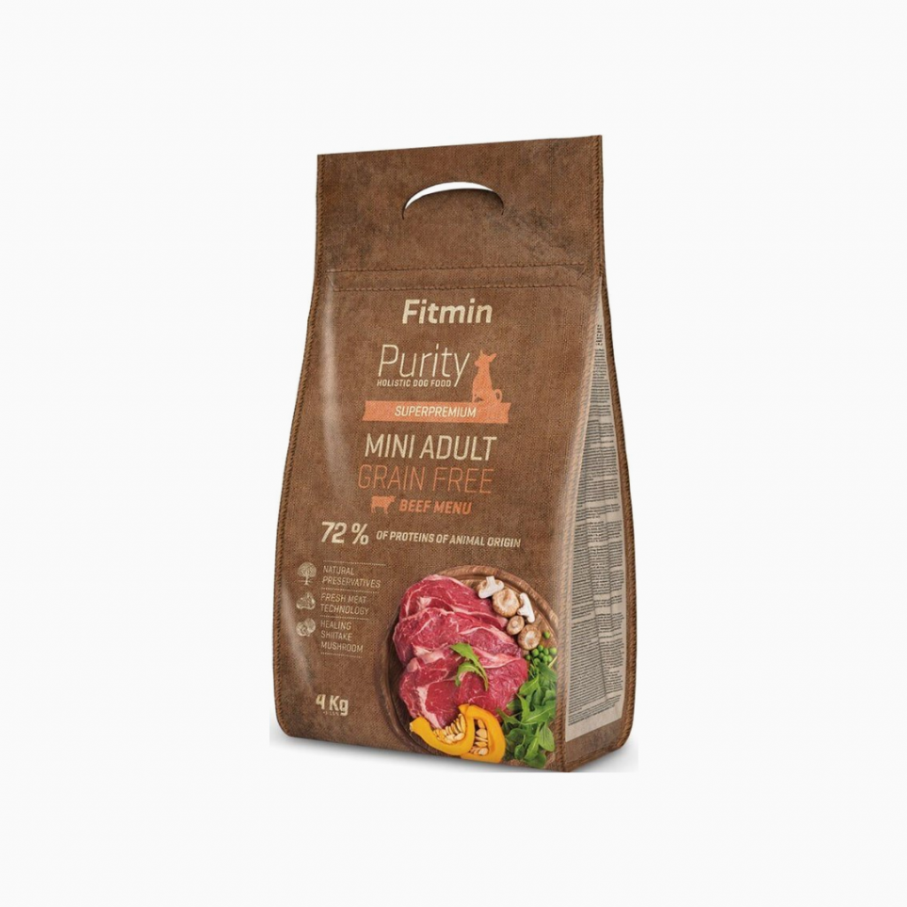 Fitmin Dog Purity Grain Free Adult Mini Beef 4 kg