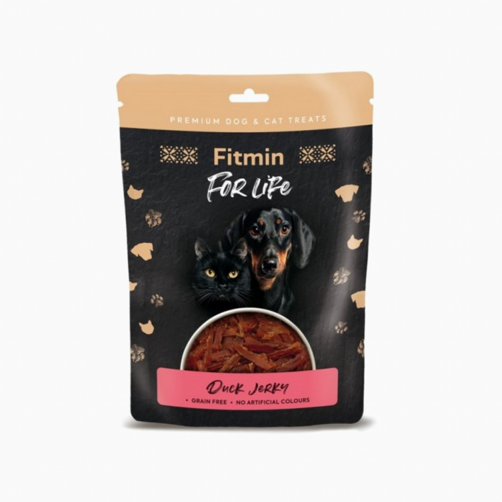 Fitmin For Life Treat For Dogs & Cats Duck Jerky 70 gr