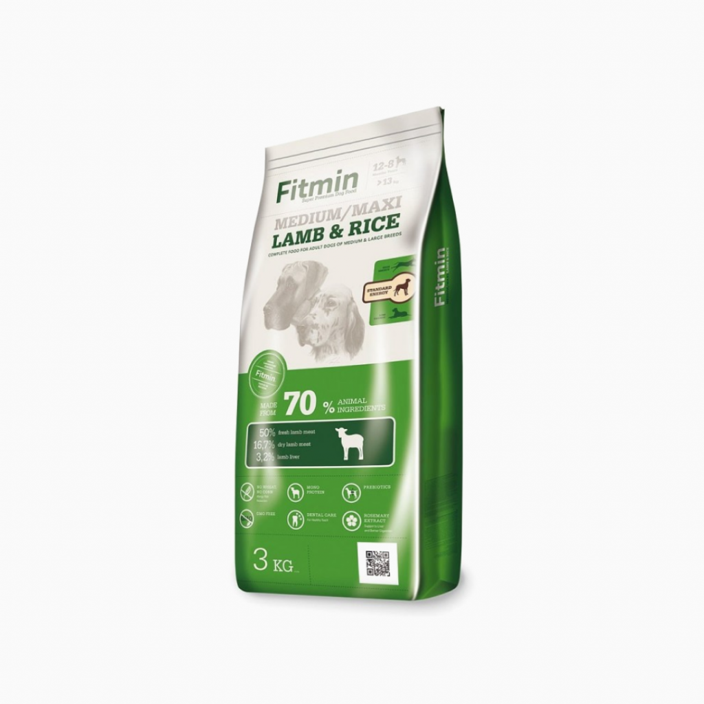 Fitmin Dog Medium Maxi Lamb & Rice 3 Kg