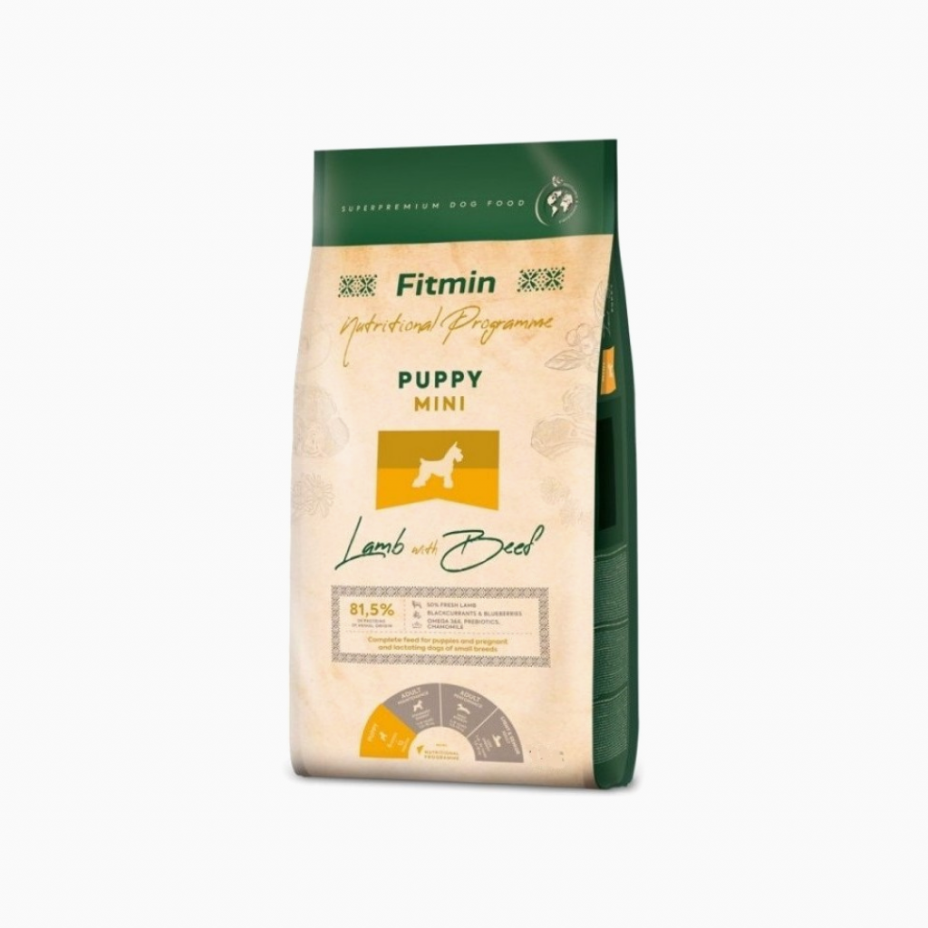 Fitmin Dog Mini Puppy Lamb Beef 2.5 kg