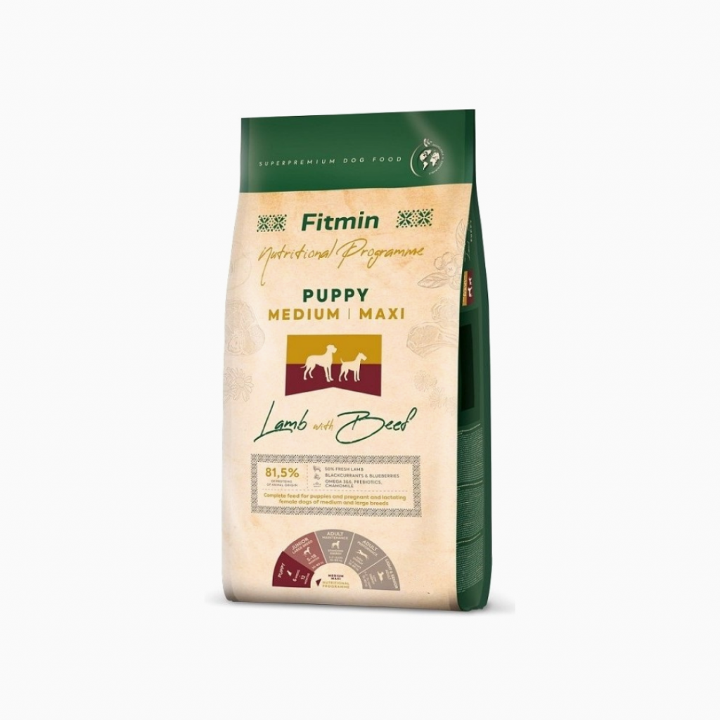 Fitmin Dog Medium Maxi Puppy Lamb & Beef 2.5 kg