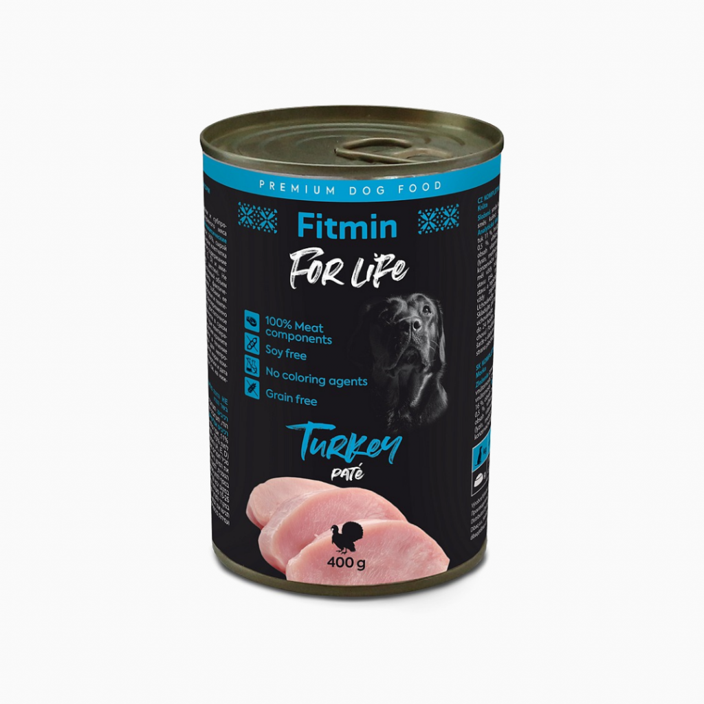 Fitmin For Life Dog Tin Turkey 400 gr