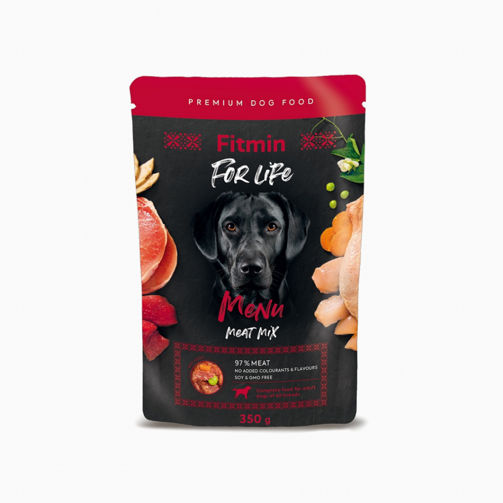 Fitmin For Life Dog MENU Meat Mix Pouch 350 gr