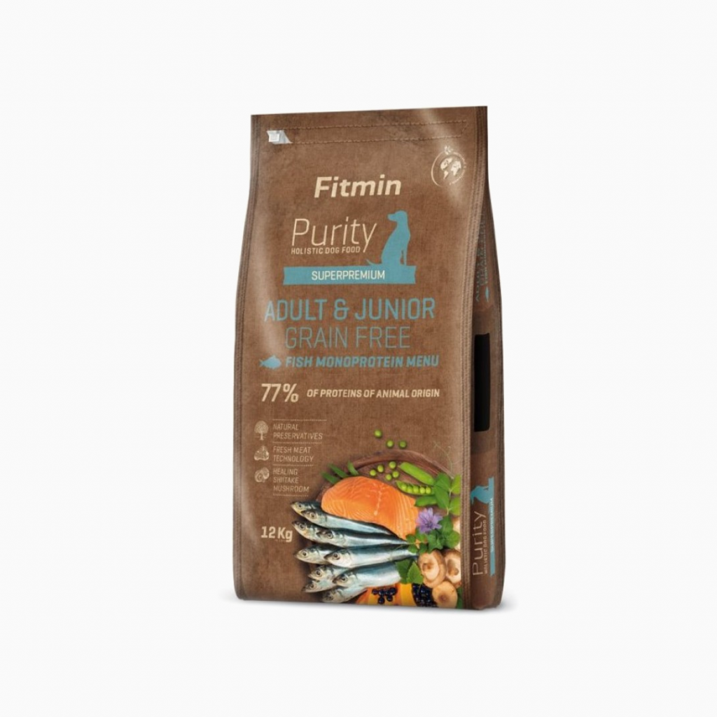 Fitmin Dog Purity GF Adult & Junior Fish Menu 12 kg