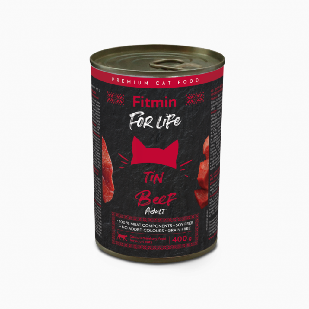 Fitmin For Life Cat Tin Beef 400 gr