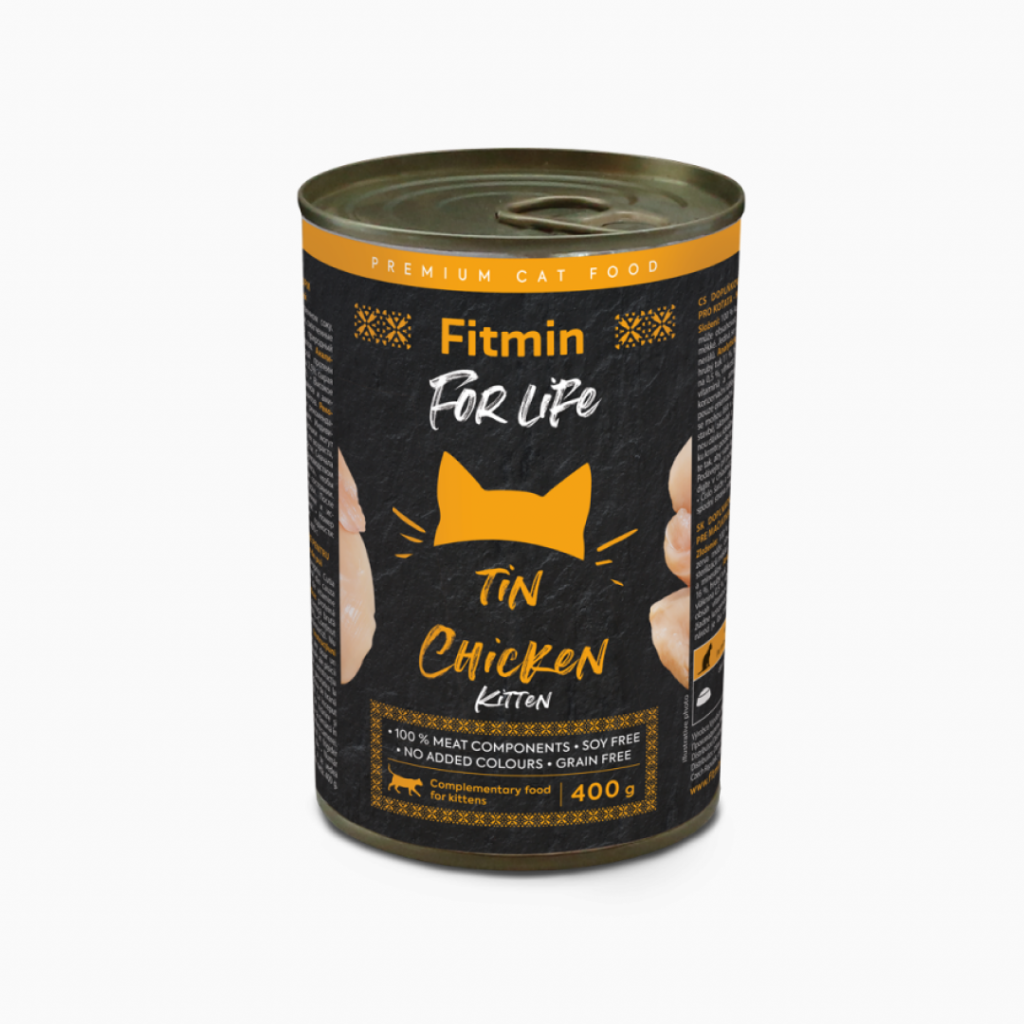 Fitmin For Life Cat Tin Kitten Chicken 400 gr