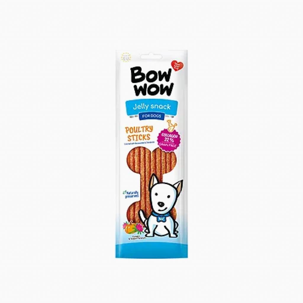 Bow Wow Protein Sticks Poultry & Collagen