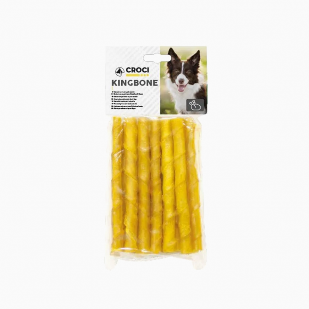 CROCI chewing Twisted Chicken Sticks 12 cm 20 pcs