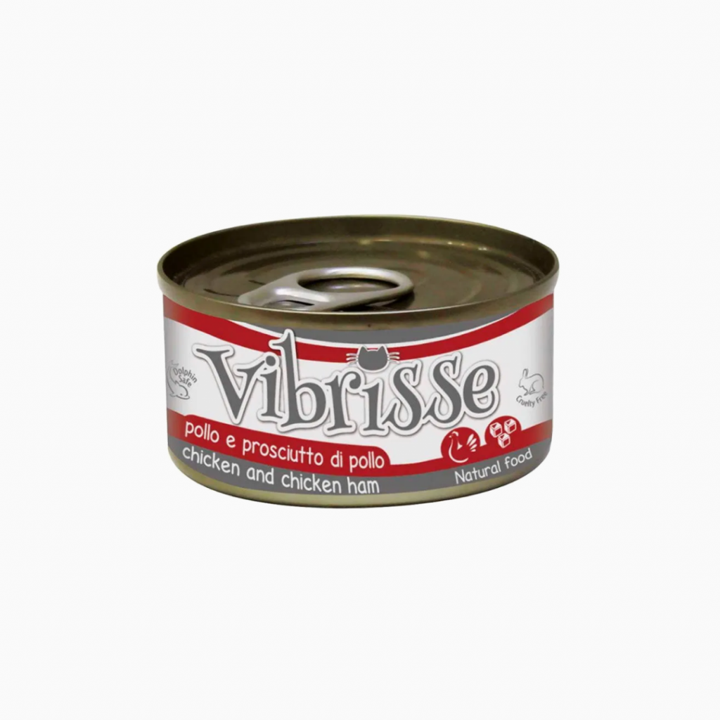 Vibrisse Chicken & Chicken Ham 140 gr