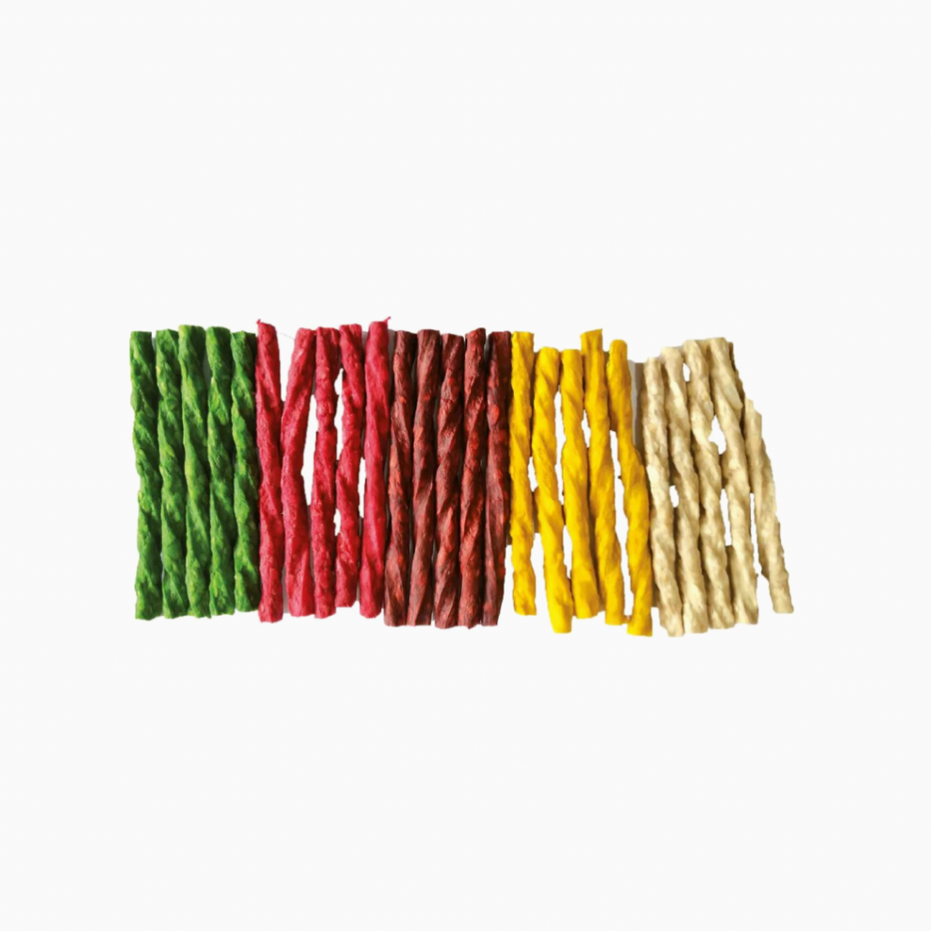 CROCI chewing Twisted Sticks 13 cm - 100 pcs