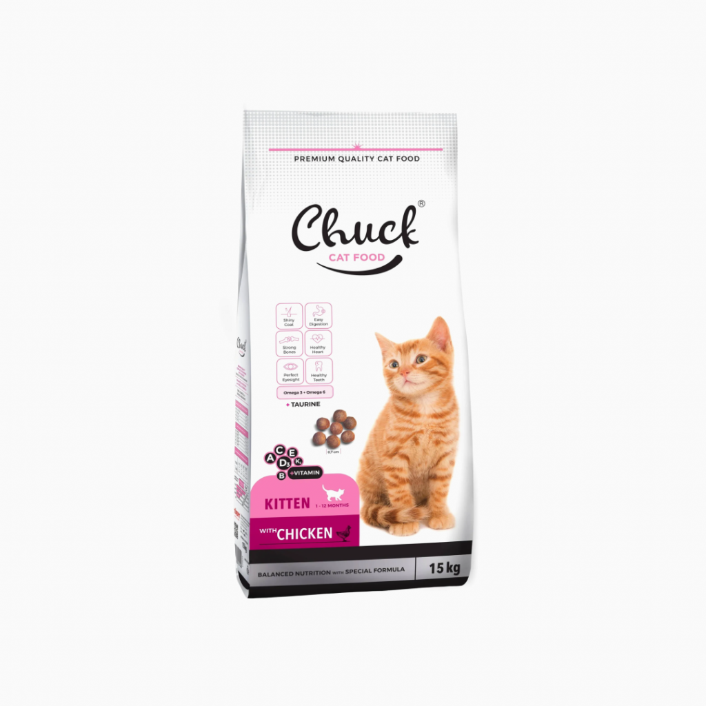 Chuck Kitten Food with Chicken 15 kg