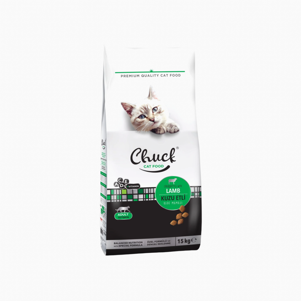 Chuck Cat Food With lamb 15 kg