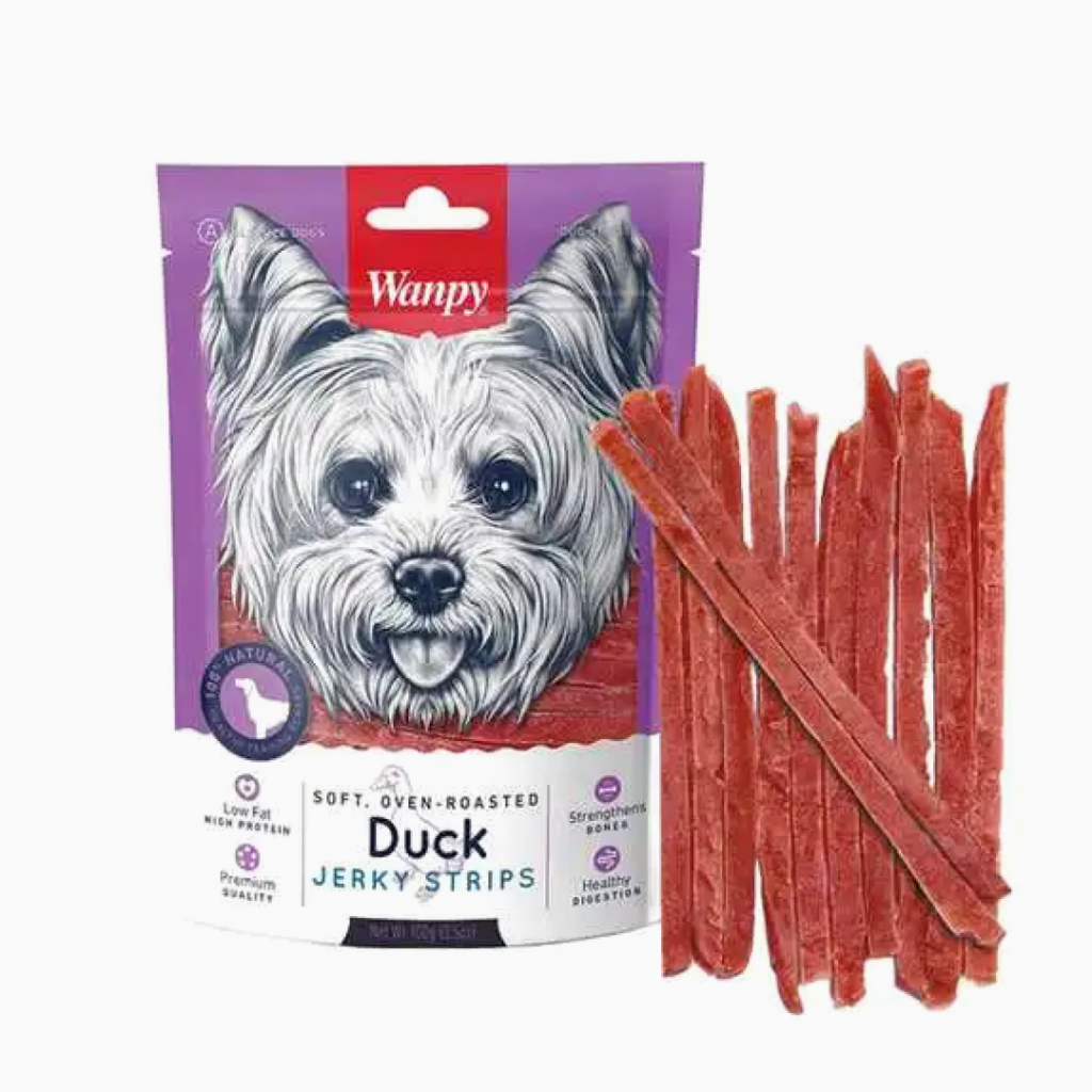 Wanpy Soft Duck Jerky Strips 100 gr