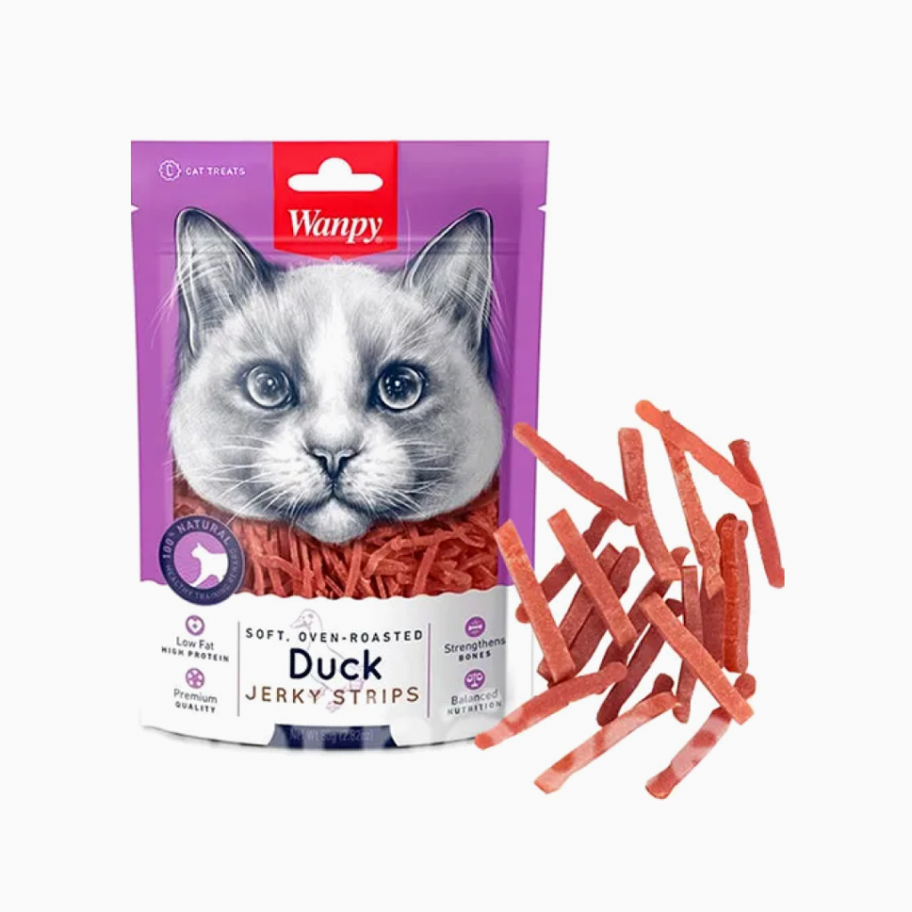 Wanpy Duck Jerky Strips 80 gr